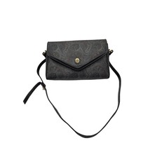 Liz Claiborne Women&#39;s Envelope Close Crossbody Shoulder Bag Black Paisley - $25.39