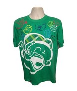 Popeye Multi Color Faces Adult Large Green TShirt - $372.20 MXN