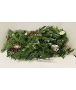 9 ft. Bristle Berry Pine Garland By National Tree Company~Christmas Decor - $485.76 MXN