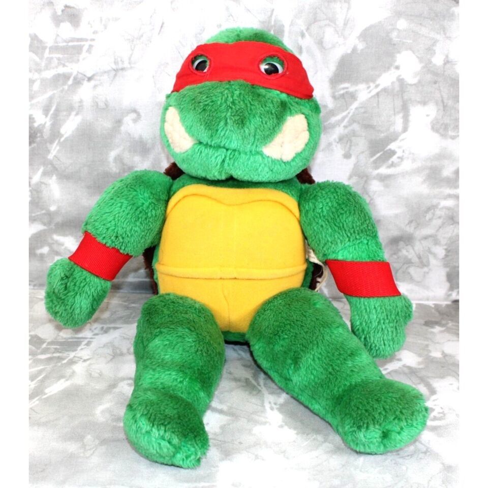 TMNT Raphael Plush 15” - Teenage Mutant Ninja Turtles - Vintage 1990 Playmates - $11.54
