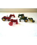 Vintage Mixed lot Of 5 Tractors &amp; 1 Hay Baler &quot; Great Collectible Lot &quot; - $66.37