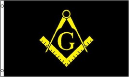 Masonic Black Flag - 3x5 Ft - £15.95 GBP