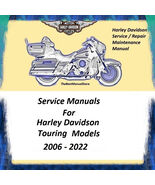 2006 - 2022 Harley Davidson Touring Models Workshop Service Maintenance ... - $28.95