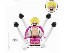 Single Sale Doflamingo One Piece  Cartoon TV Show Anime Minifigure Block Toys - £4.99 GBP