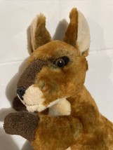 Aurora World kangaroo Sydney 12” realistic plush Stuffed Animal. Lifelike Face. - £11.48 GBP