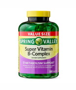 Spring Valley Super Vitamin B-Complex Tablets Supplement Value Size, 500... - $39.99