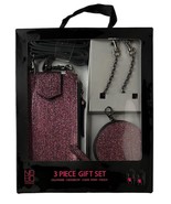 NO BOUNDARIES  3 pc Pink Glitter Cellphone Crossbody Purse Chain Strap &amp;... - $345.45 MXN