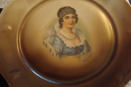 Z.S.&amp; C. Mignon Bavaria Plate, QUEEN Marie Louise portrait [*#193] - $34.29