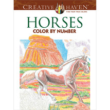 Dover Publications-Creative Haven: Horses - £15.40 GBP
