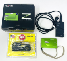 Working Fuji Finepix Green Z20fd Digital Camera w/ Box + Charger Fujifilm - £86.98 GBP