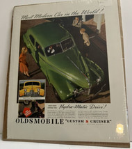 Picture Advertising Oldsmobile Custom S. Cruiser No Clutch 1940 Shrink W... - $20.53
