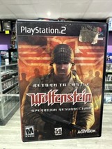 Return to Castle Wolfenstein (Sony PlayStation 2, 2003) PS2 CIB Complete Tested! - £11.46 GBP