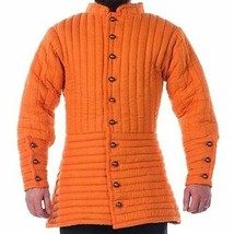 A1-Medieval-Gambeson-thick-padded-coat-Aketon-vest-Jacket-Armor Washingt... - $101.43+