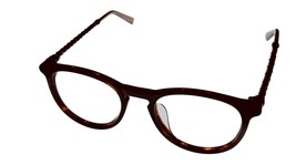 John Varvatos Mens Brown  Eyeglass Plastic Round Frame V401. 49mm - £71.09 GBP