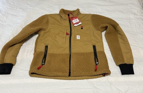 Primary image for Topo Designs Subalpine Polartec Fleece Khaki Zip Up Jacket Women's Medium