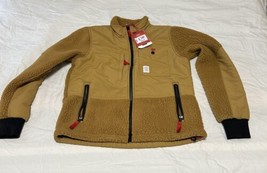 Topo Designs Subalpine Polartec Fleece Khaki Zip Up Jacket Women&#39;s Medium - £71.05 GBP