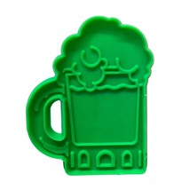 Vintage St Patricks Day Beer Mug Cookie Cutter Hallmark Rootbeer Glass - £6.23 GBP