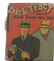 Dick Tracy + Man With No Face ORIGINAL Vintage 1938 Whitman Big Little Book - £77.86 GBP
