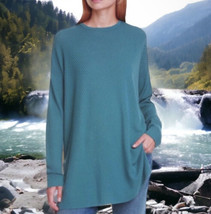 NWT $348 Eileen Fisher Rib Knit Tunic Petite Small P6 P8 Dragonfly Textured - £133.22 GBP