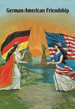 German American Friendship - Art Print - £17.37 GBP+