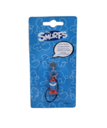 THE SMURFS 2011 MOBILE HANGER / DANGLE CHARM PAPA SMURF NEW IN PACKAGE - £8.96 GBP