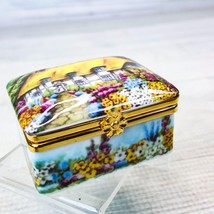 Vintage Ayshford Thatched Cottage Bone China Trinket Box Royal Staffords... - $29.09