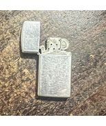 Vintage Slim Chrome Zippo Cigarette Lighter Made in ZIPPO USA  (circa 1975) - £30.54 GBP