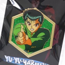 Yu Yu Hakusho Yusuke Urameshi Golden Enamel Pin Figure Anime Full Color - £7.81 GBP