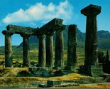 The Temple of Apollo Corinth Postcard PC567 - £10.41 GBP