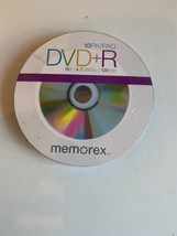 Memorex DVD-R - 16X - 4.7GB/Go - 120 Min. - Recordable - New - 10 Pack + Sleeve - £7.65 GBP