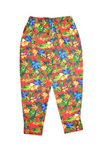 Gap Floral Lounge Pants Mens L Red USA Made 100% Cotton Beach Tropical PI - £19.36 GBP