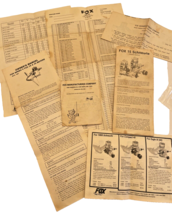 Model Airplane Parts Lists Manuals Lot of Fox Motors Paper Hobby Vintage - £13.86 GBP