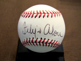 FELIPE ALOU 3 X A/S NY YANKEES EXPOS MOY SIGNED AUTO OML BASEBALL JSA BE... - £91.19 GBP