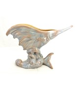 Royal Haeger (by Hickman) Pottery Swordfish Planter, Muave Agate, Vintag... - $80.35 CAD
