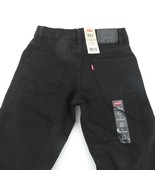 Levi&#39;s 511 Boy&#39;s Black Adjustable Waist Slim Stretch Jeans Size 12 NWT $48 - £14.99 GBP