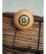 Brunswick Centennial Striped #13 Pool Billiard Pocket Ball Replacement Vtg - $374.94 MXN