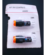 1PCS AP1M122A IDEC Flat Miniature Pilot Light LED Amber 24V AC/DC ±10% - €8,57 EUR