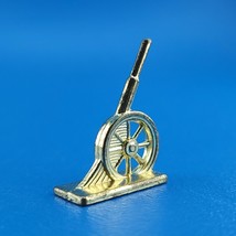 Monopoly Deluxe Cannon Howitzer Token Gold Replacement Game Piece Retired 1998 - £4.08 GBP