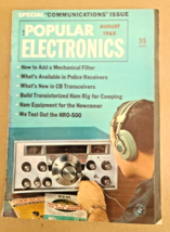 Popular electronics Magazine August 1965 Special &quot; Communications Issue &quot; - £3.99 GBP