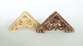 Real triangle wood and metal hair claw clip for fine thin hair - £21.49 GBP
