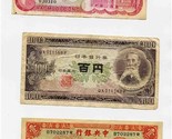 Central Bank of China 1 Juan Nippon Ginko 100 Yen Ngan Hang Quoc Gia Vie... - $11.88
