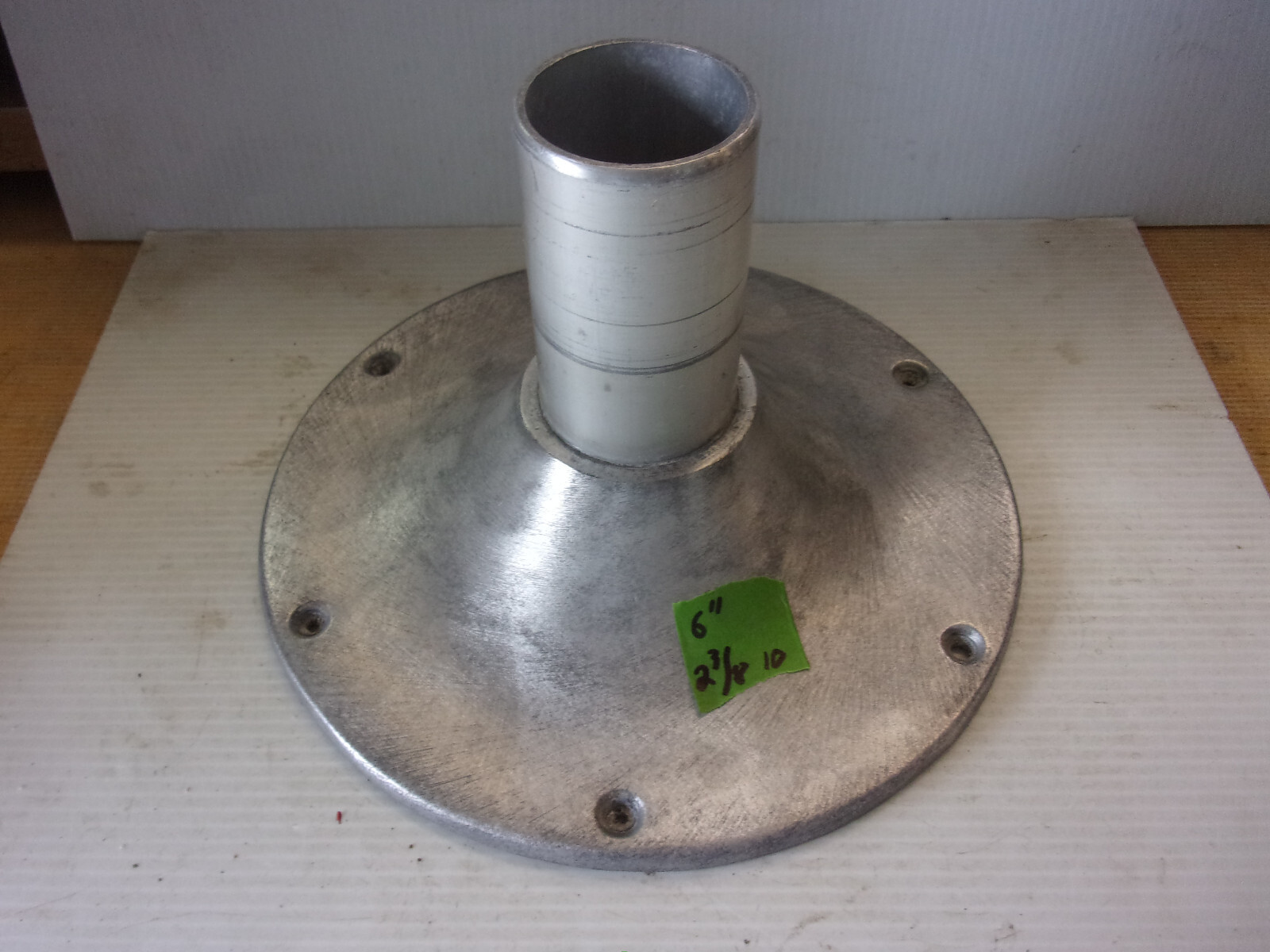 aluminum Boat Seat Pedestal Base 2-3/8&quot; diameter Post 6&quot; tall - $20.79