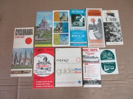 Vintage Lot of Canada Travel Brochures Quebec Montreal Expo67 Cyclorama  BB - $64.17