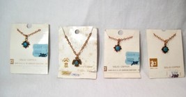 Vintage Navajo Bell Trading Post Copper Turquoise Necklaces - Lot of 4 - K1575 - £35.61 GBP