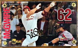 Au Images Mark McGwire 62 Home Runs Jumbo Card with 24k Gold Facsimile Signature - £7.99 GBP