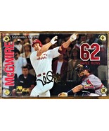 Au Images Mark McGwire 62 Home Runs Jumbo Card with 24k Gold Facsimile S... - £7.84 GBP