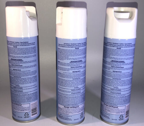 3ea 7.5oz  Spray Cans,Kills 99.9% of Germs-Linen Scent-BRAND NEW-SHIP N 24HR Item image 5