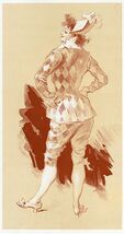 1896 Original Maîtres de l'Affiche Special Plate 2 "Harlequin" by Jules Chéret - $196.43