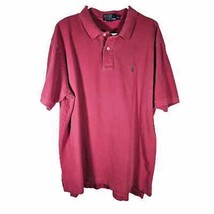 Ralph Lauren Polo Men&#39;s Short Sleeve Shirt Deep Pink Green Logo XXL - $17.78
