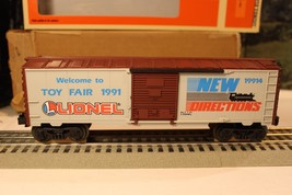 LIONEL-19914 - 1991 TOY FAIR BOXCAR - LIMITED PRODUCTION - 0/027- MINT -... - $19.40